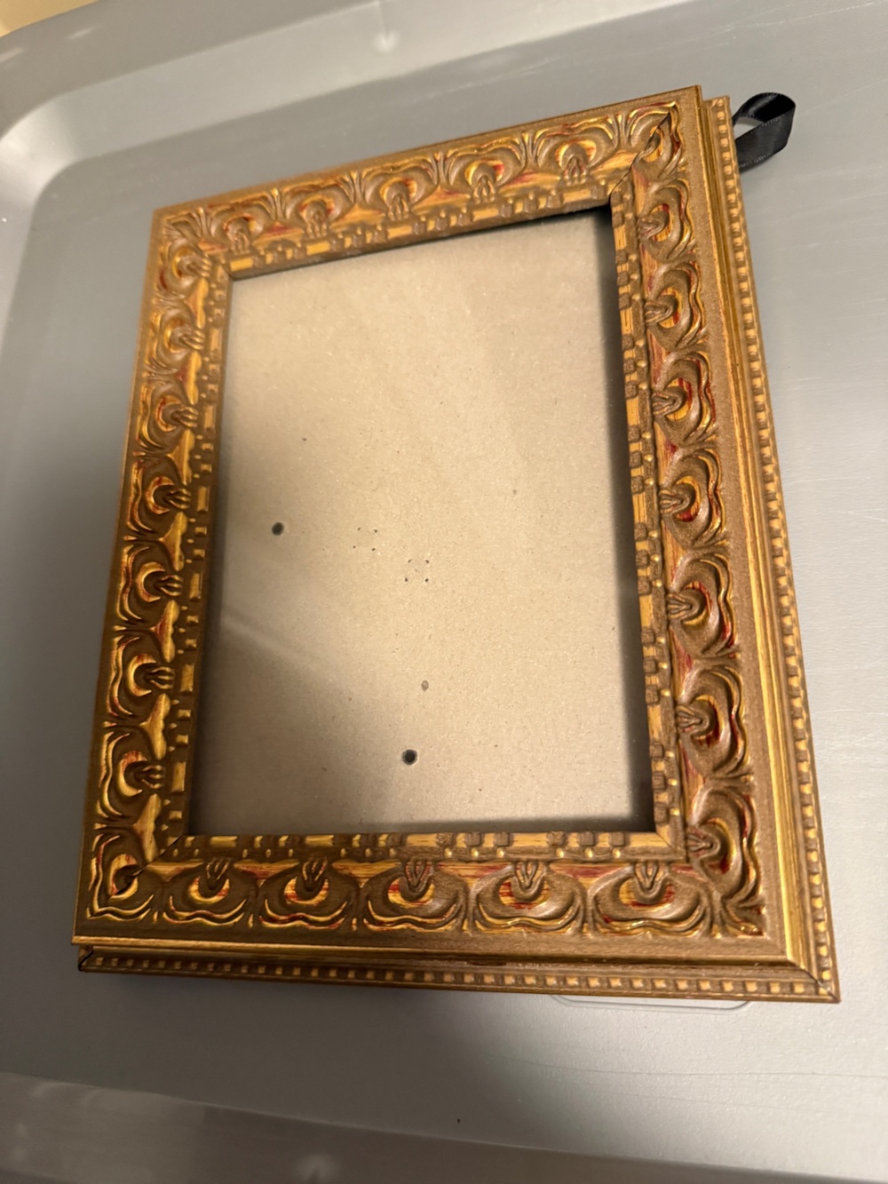Ornate Gold Picture Frame with Glass – Vintage Style - Picture 9 of 16